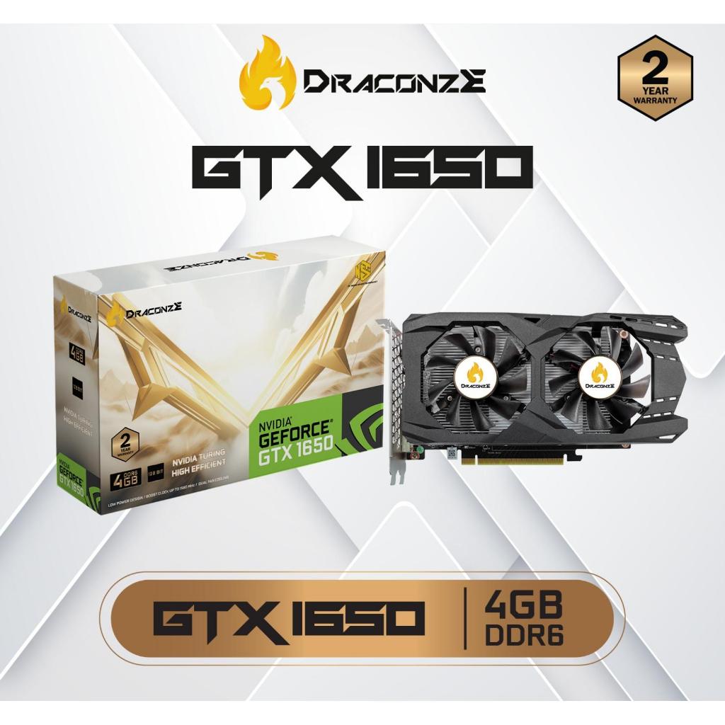 VGA CARD / VGA NVIDIA GTX 1650 / VGA GTX 1650 / VGA DRACONZE GTX 1650 4GB DDR6 128BIT