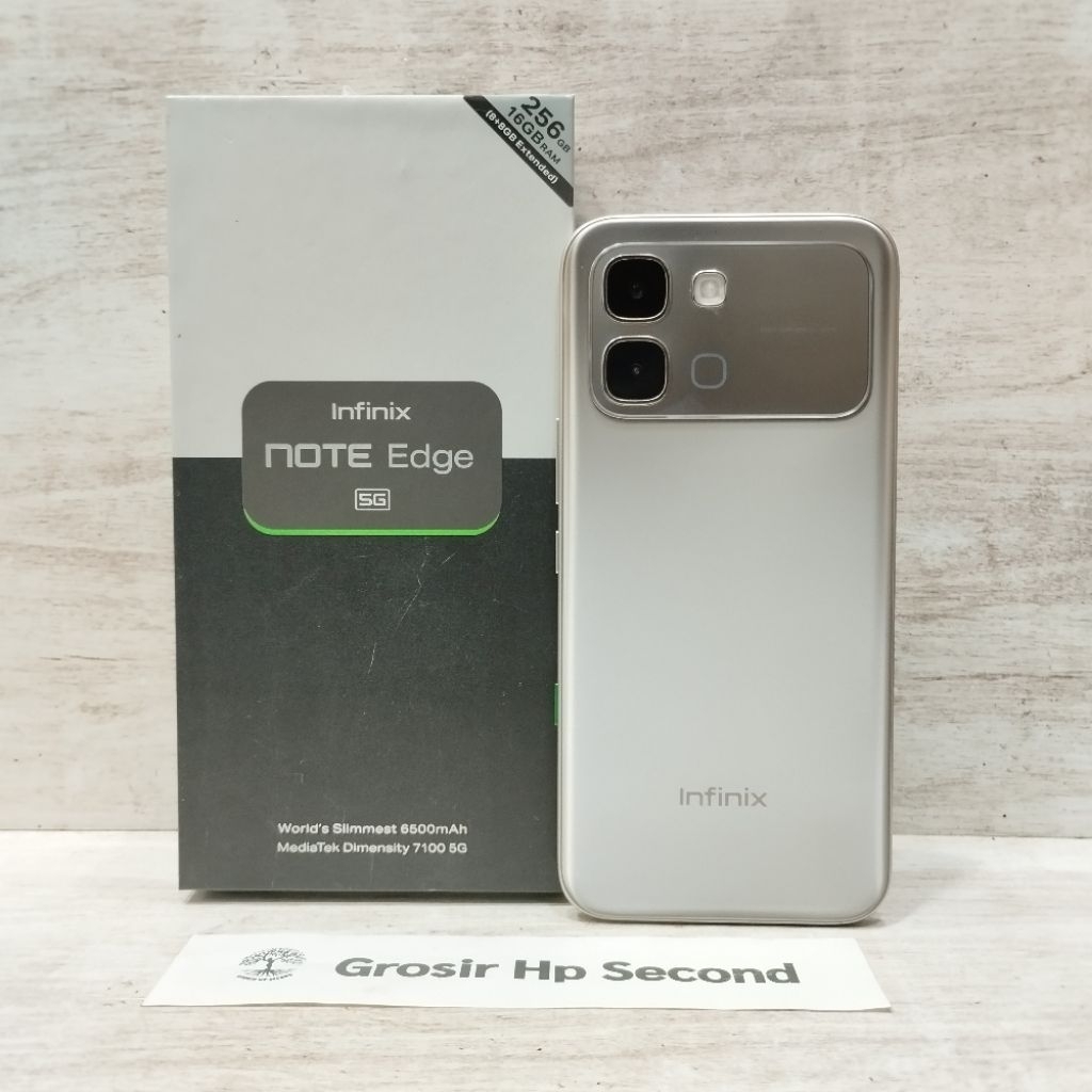 INFINIX NOTE EDGE 5G 8/256GB HP SECOND FULLSET
