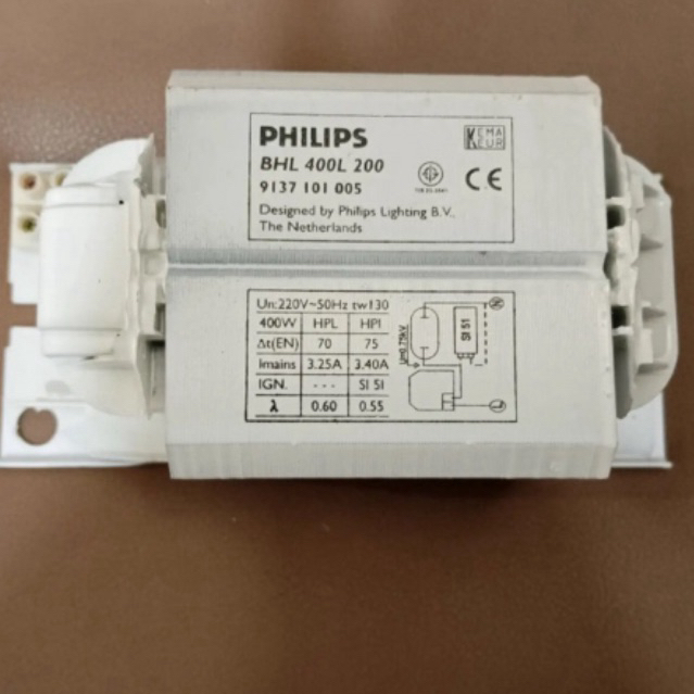 Ballast HPIT 400W BHLE 400L 200TS Philips