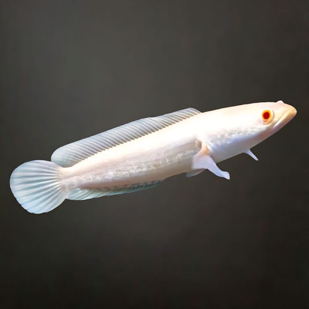 striata albino mata merah 6-9 cm