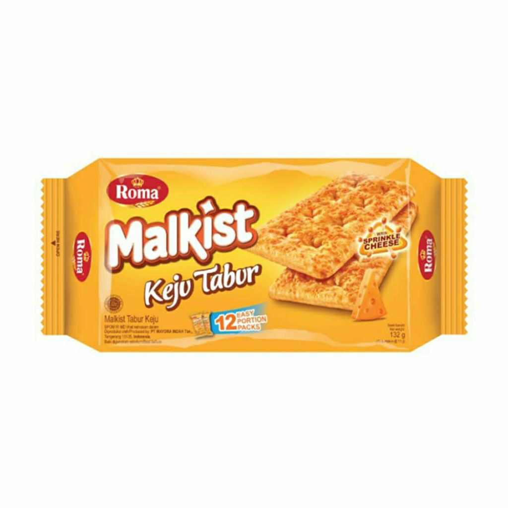 Roma Malkist Keju Tabur 110 gram