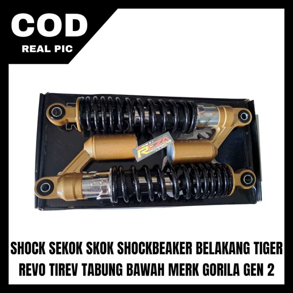 SHOCK SEKOK SKOK SHOCKBREAKER BELAKANG TIGER REVO TIREV TABUNG BAWAH MERK GORILA GEN 2 Motorcycle