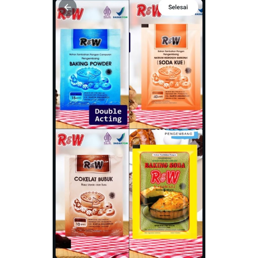 SODA KUE, BAKING SODA , BAKING POWDER RAJAWALI
