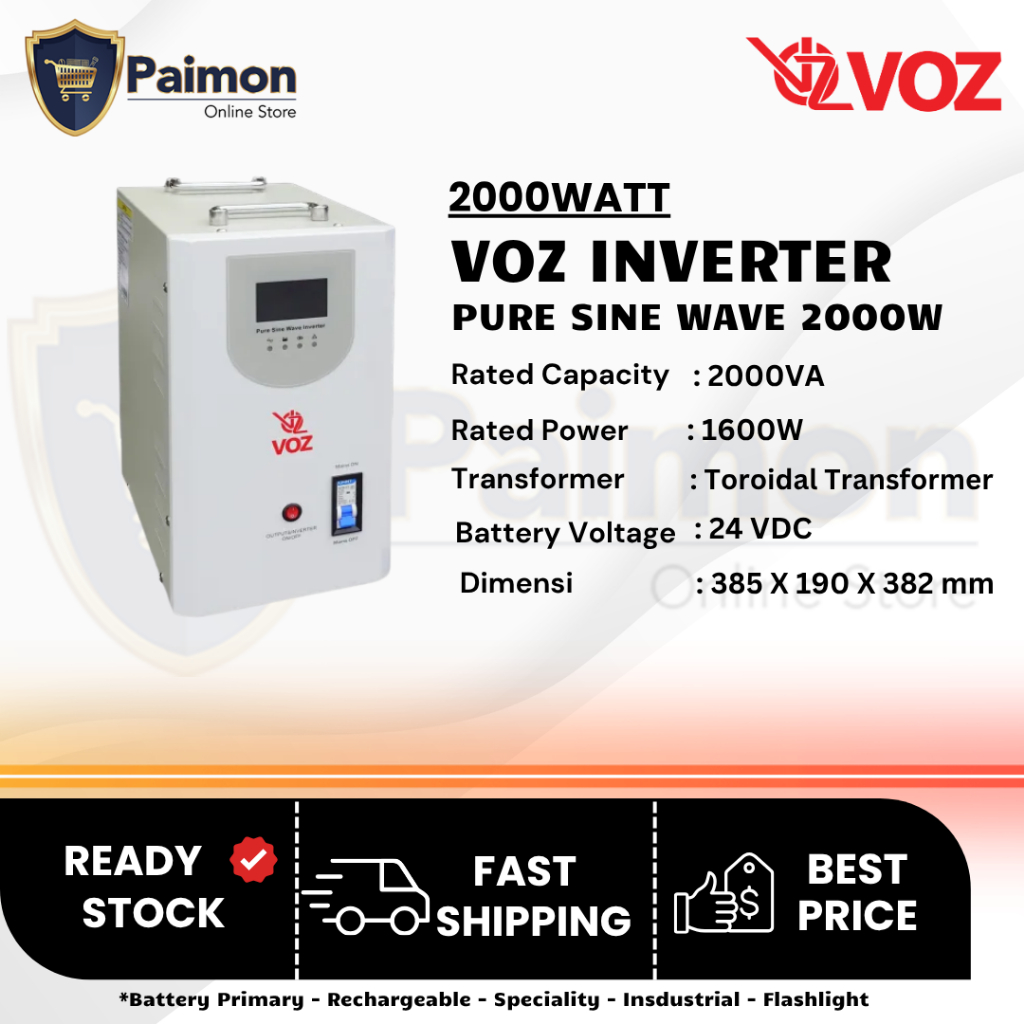 Voz Inverter PSW 2000 W - Pure Sine Wave