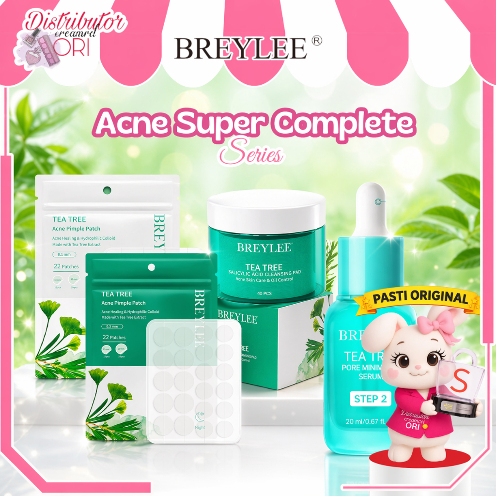 BREYLEE Acne Super Complete - Perawatan Wajah Berjerawat Patch Stiker jerawat