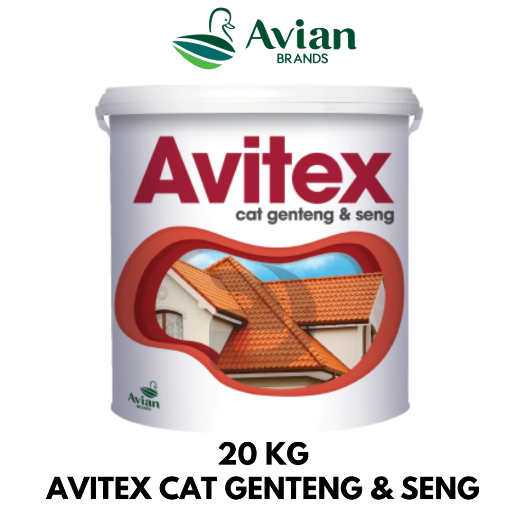 Cat Genteng dan Seng Avitex Cat Genteng & Seng Galon 20 Kg / AVIAN BRANDS
