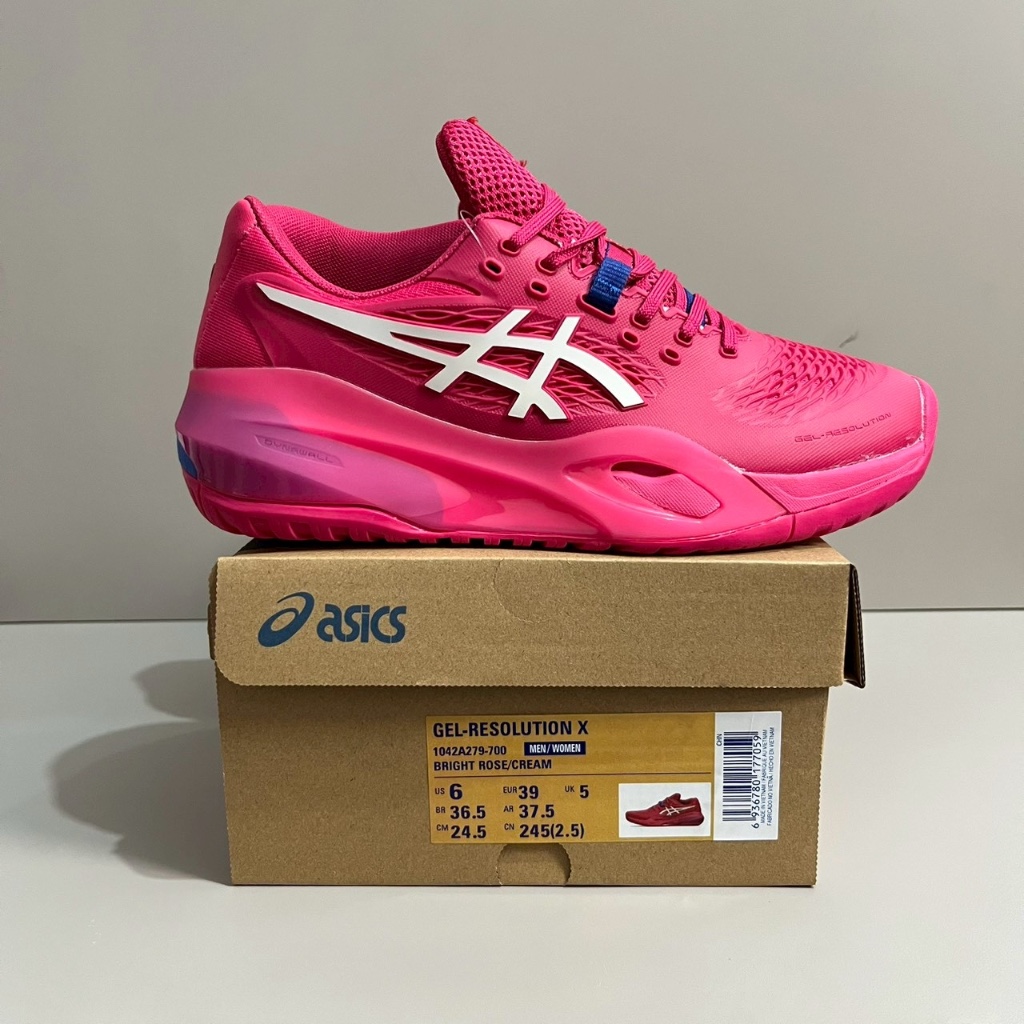 ASICS GEL RESOLUTION X WMNS "BRIGHT ROSE / CREAM" – SEPATU TENNIS/ PADEL WANITA ORIGINAL PREMIUM