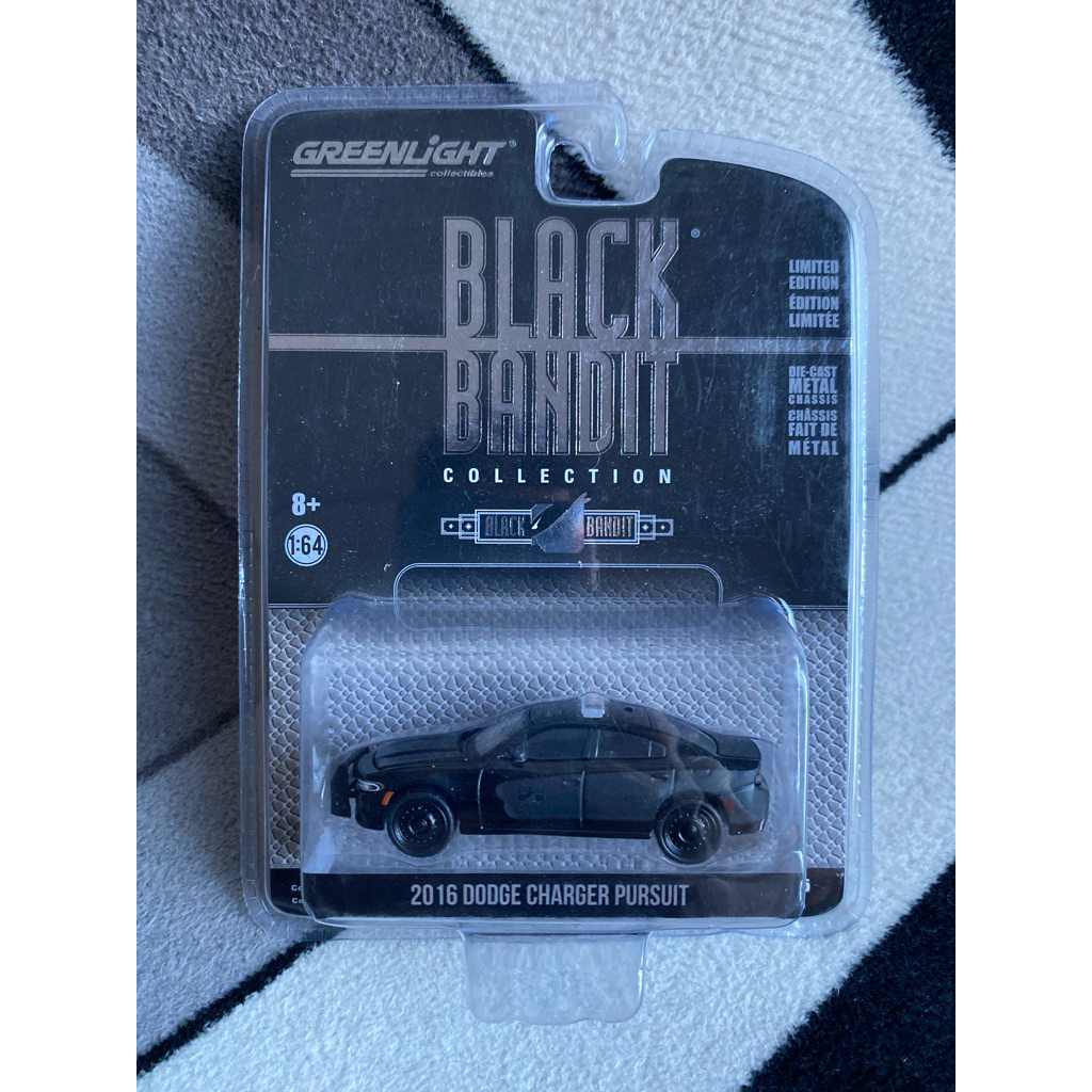 GreenLight Black Bandit 2016 Dodge Charger Pursuit
