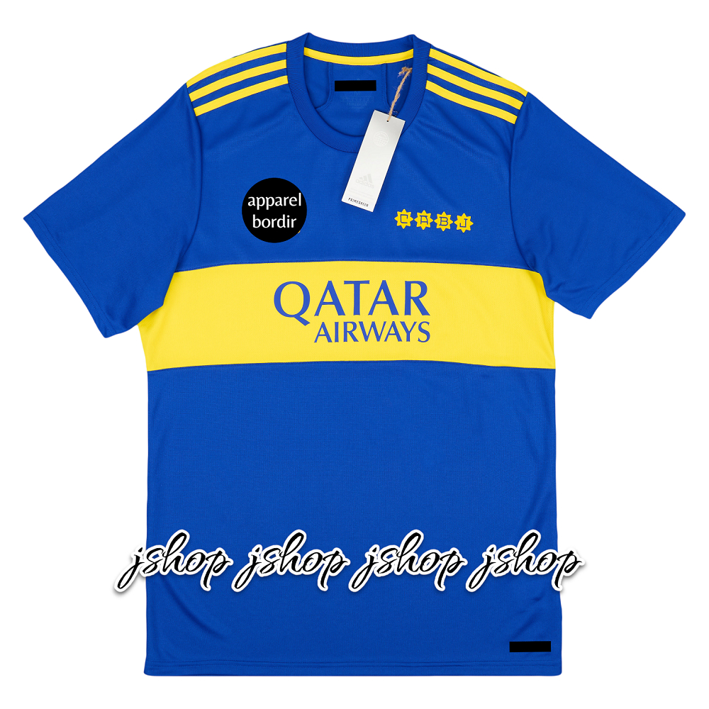 BAJU BOLA JERSEY BOCA JUNIOR HOME 2021 2022 JERSEY BOLA BAJU BOLA JERSEY OLAHRAGA