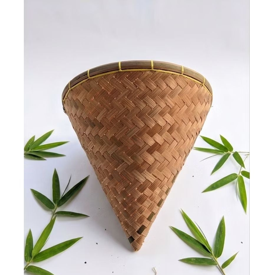 Aseupan bambu untuk kukusan nasi tumpeng diameter 30cm