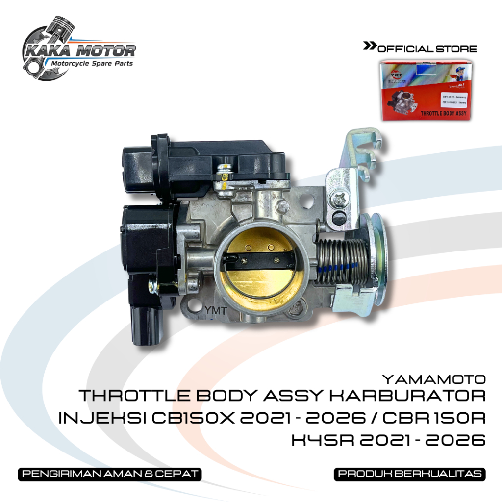 THROTTLE BODY ASSY KARBURATOR INJEKSI CB150X 2021-2026 / CBR 150R K45R 2021-2026 YAMAMOTO - THROTTLE