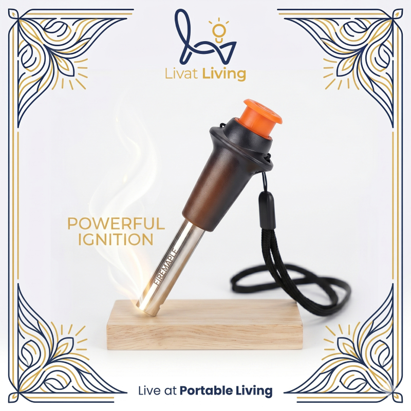 Livat Living FireMaple Electric Eel Ignition Pemantik Plasma Waterproof USB Charging Perlengkapan Ru