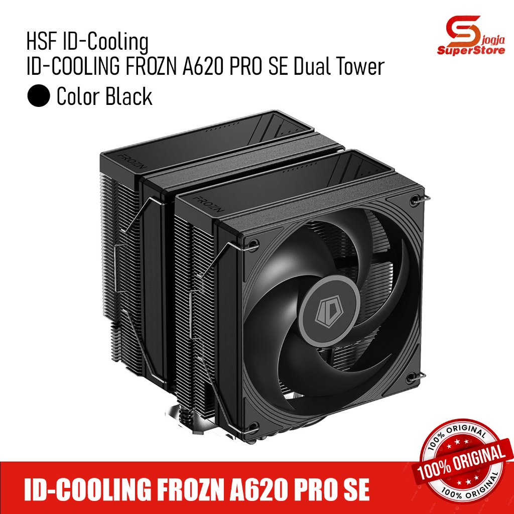 HSF ID-COOLING FROZN A620 PRO SE Dual Tower New Black