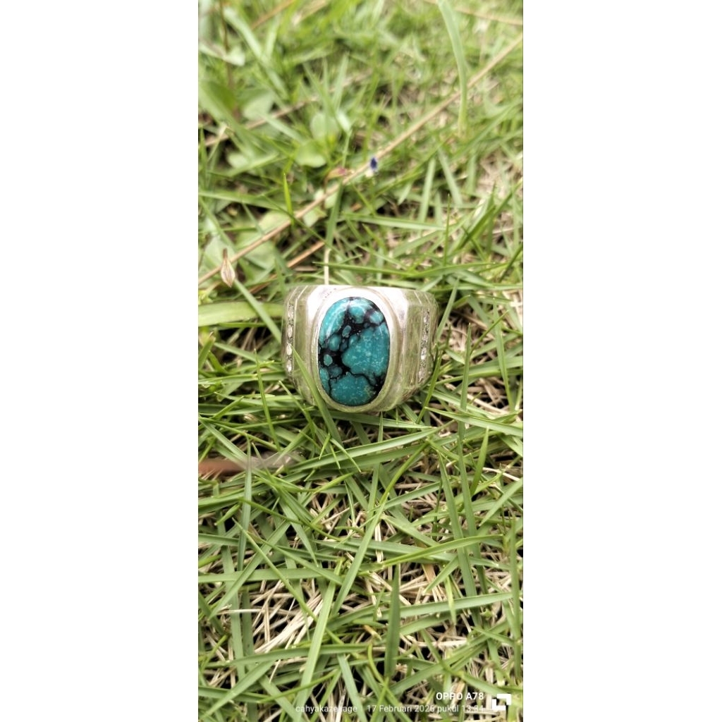 BATU PIRUS RING PERAK TEBAL