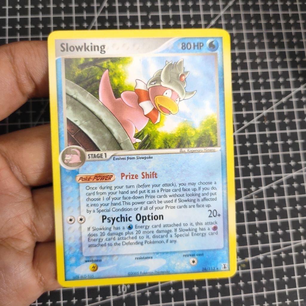 kartu pokemon Slowking 28/113 EX Delta Species original