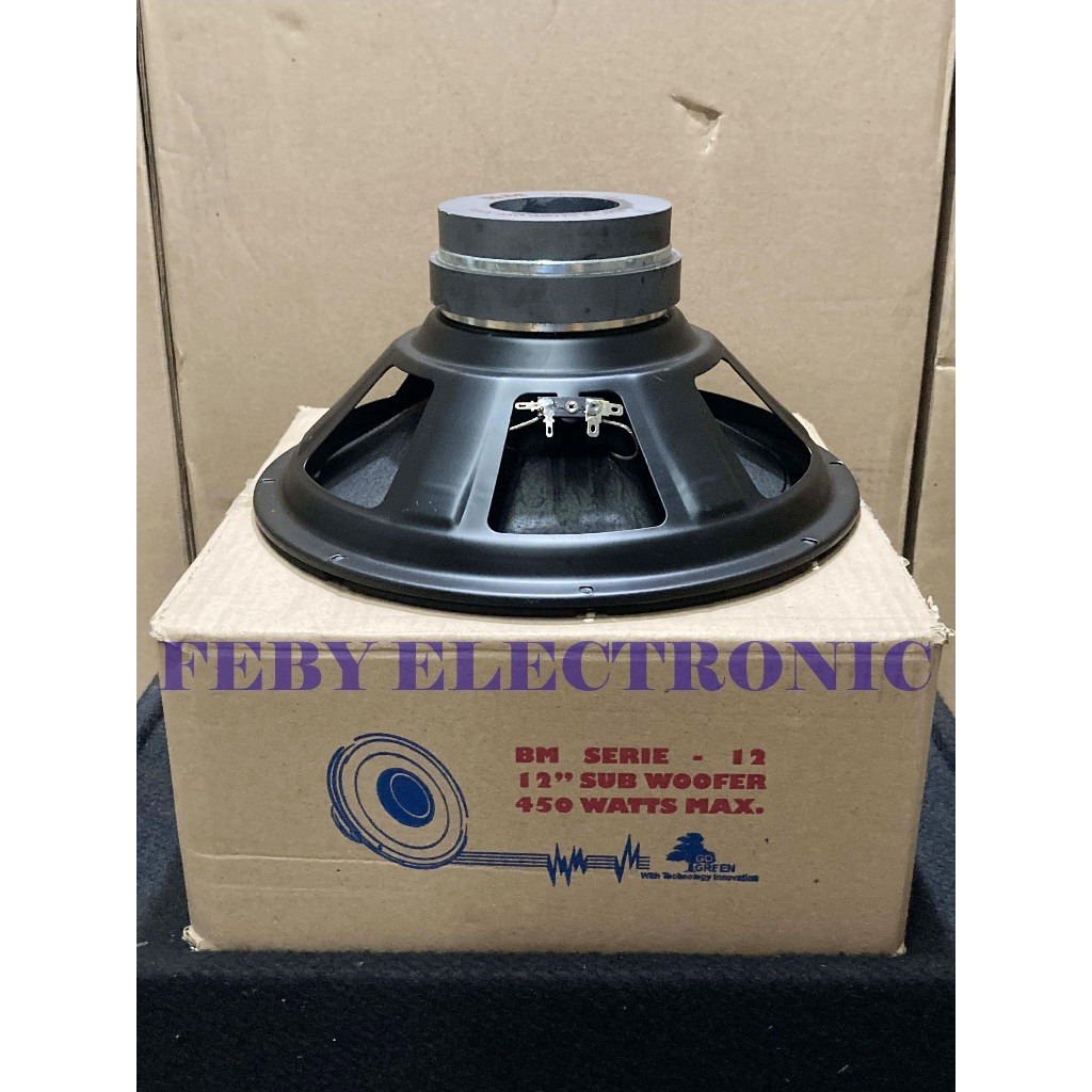 Speaker 12 inch BM double coil Model BMB 450 watt 8 ohm