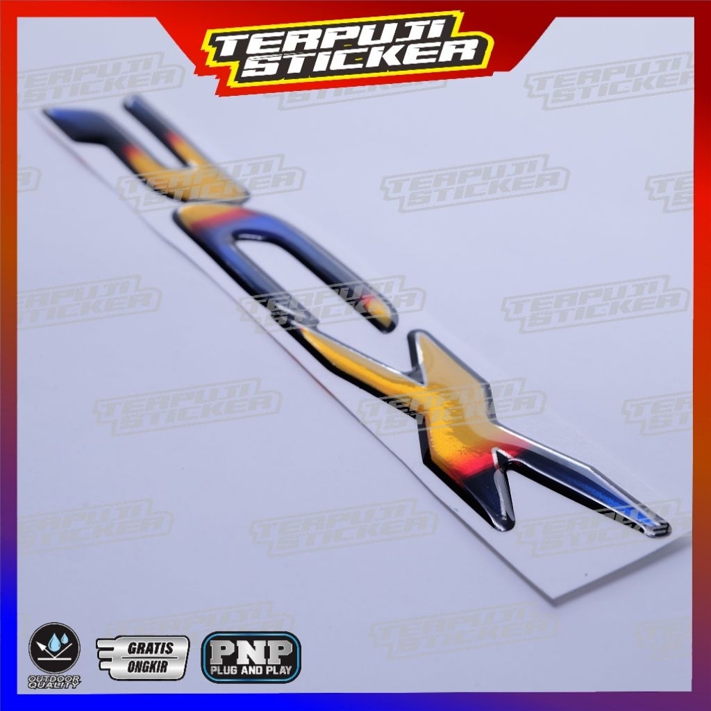 emblem timbul pcx/sticker TIMBUL pcx/emblem pcx titanium