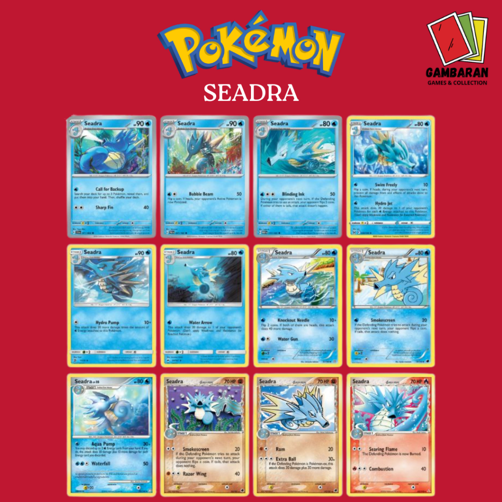 Seadra MEW Kartu Pokemon English TCG