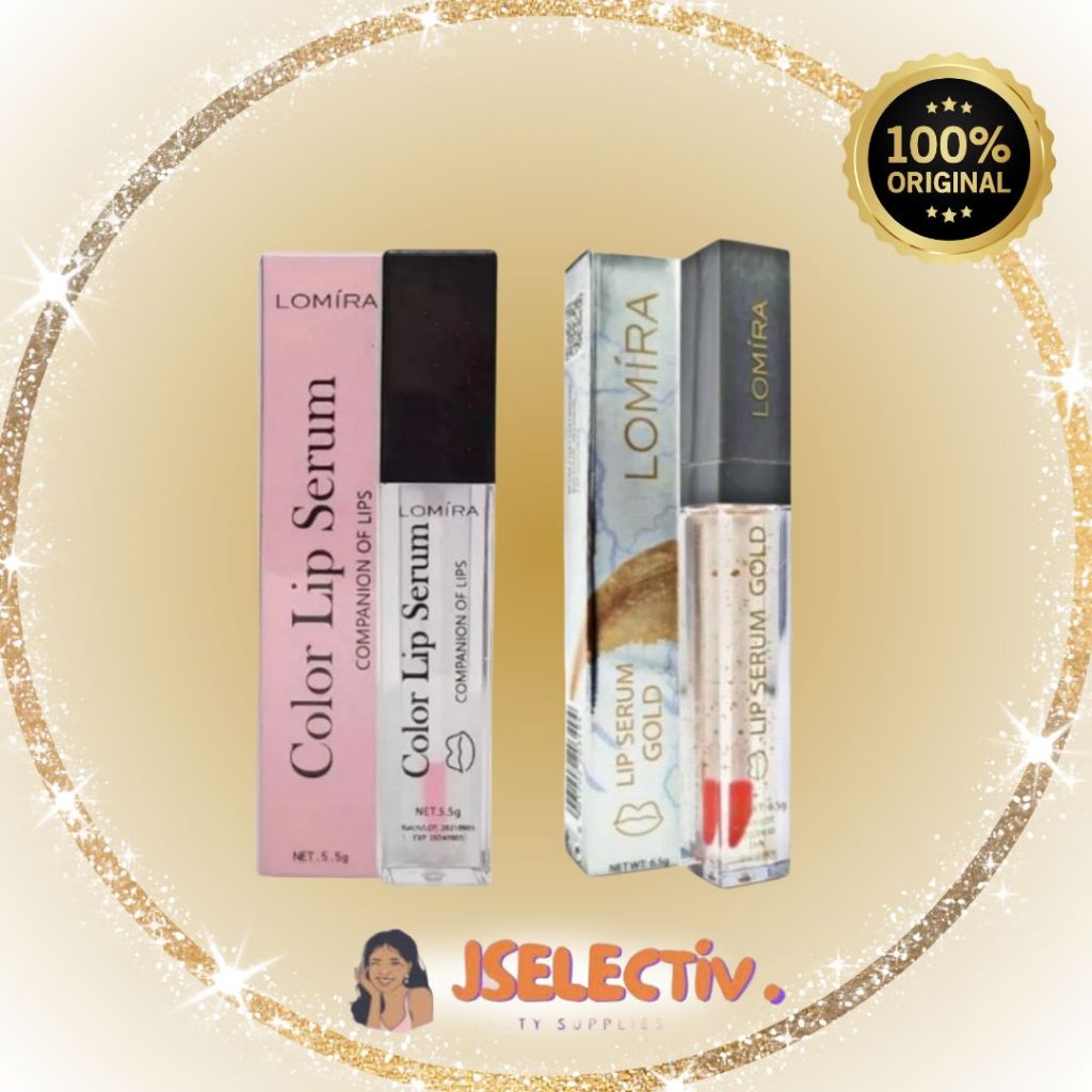 LOMIRA COLOR LIP SERUM - Lip Serum Lippie // JSELECTIV X JHON KOSMETIK // Serum Bibir LOMIRA - ORI B