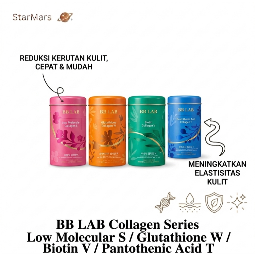 BB Lab Low Molecular Collagen S / Glutathione Collagen W / Biotin Collagen V / Pantothenic Acid Coll