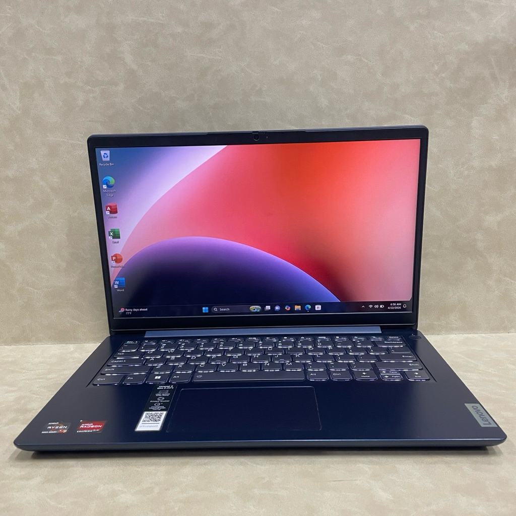 Laptop Lenovo ideapad slim 3 AMD Ryzen 7 5700U RAM 8 GB/SSD 256 GB Radeon Graphics 14”FHD IPS Mulus