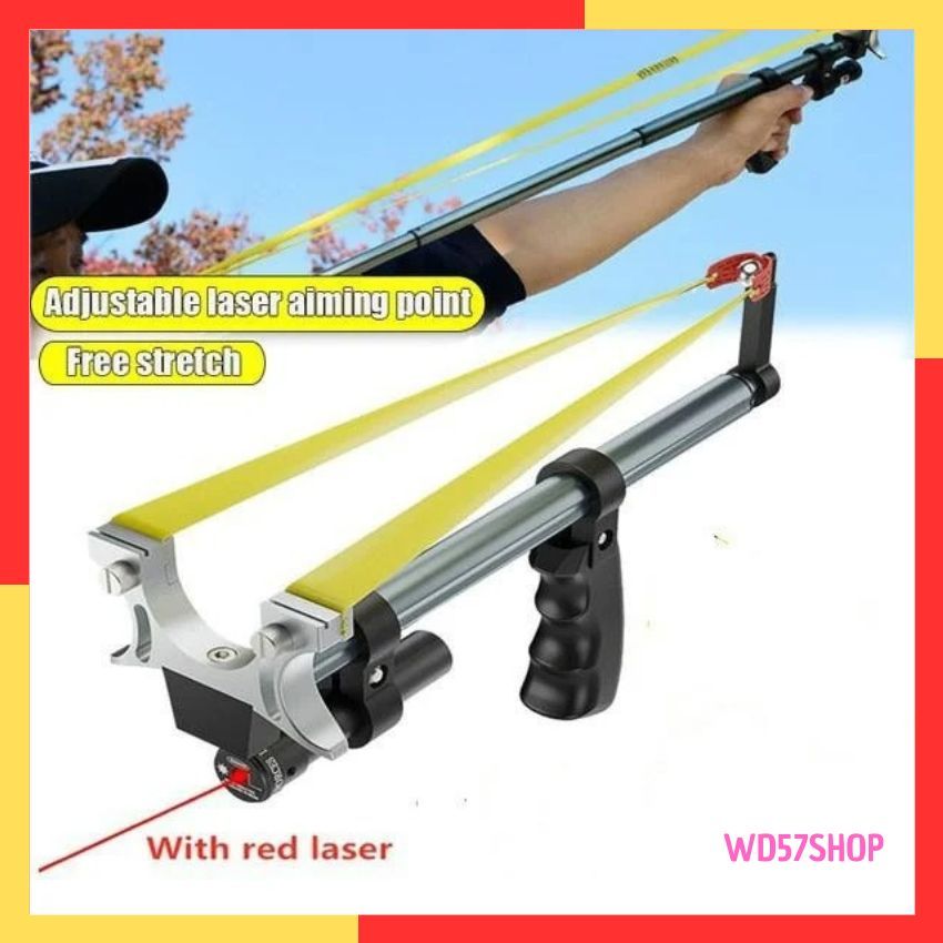 Ketapel Berburu High Precision Telescopic Hunting Slingshot Laser