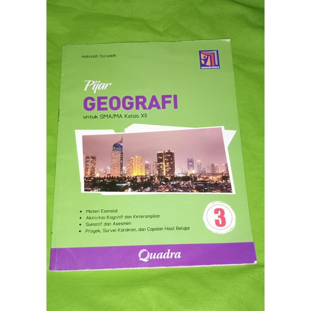 Buku pijar geografi kurikulum merdeka quadra