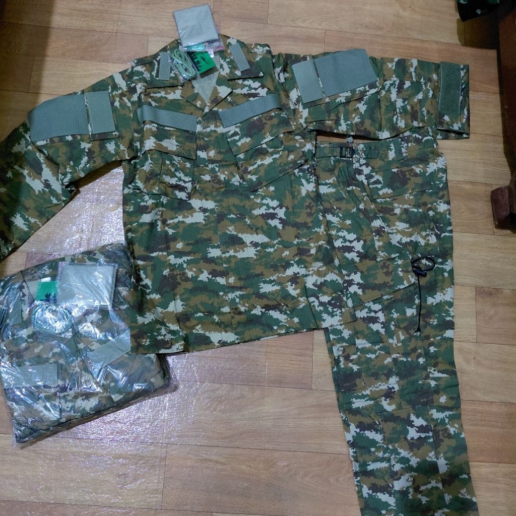 BAJU PDL TNI AD KOSTRAD LAMA SAGE GREEN SRITEX 2019 ORI PEMBAGIAN