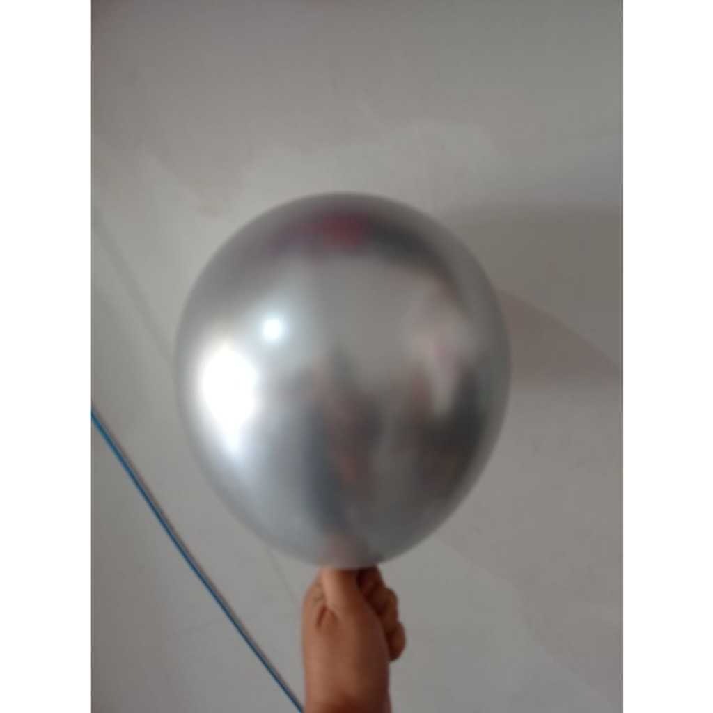 Balon Jumbo Silver Chrome l Balon Silver Chrome 18inch |Balon jumbo murah