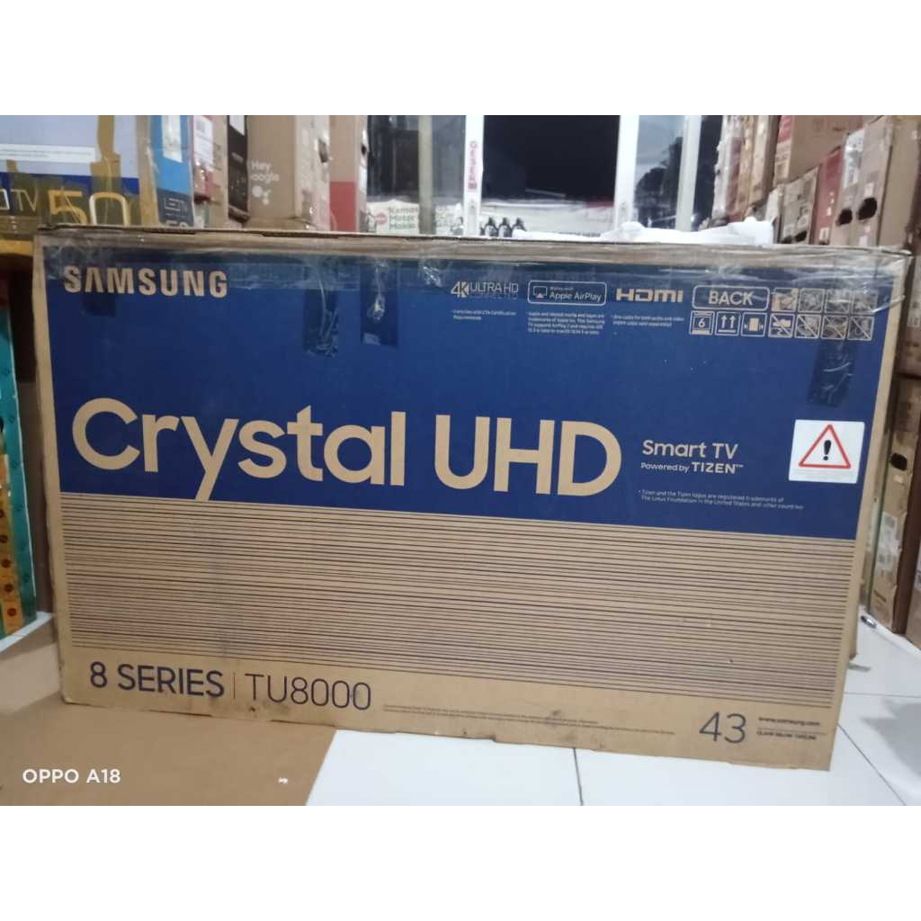SAMSUNG 43IN BEKAS SMART TV CRYSTAL UHD COCOK UNTUK PS4 PRO GAMBARA JERNIH BANGET