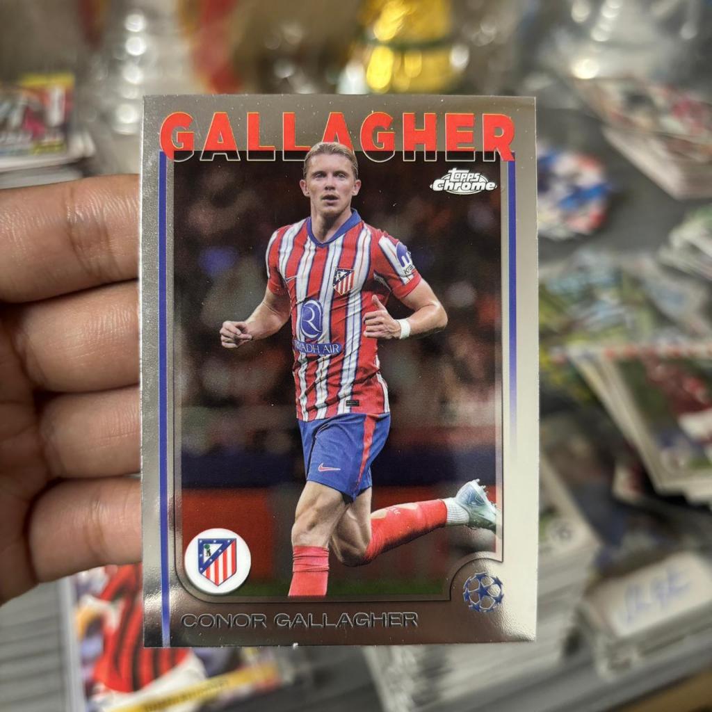 Kartu Bola Gallagher Topps Chrome Atletico Madrid Original