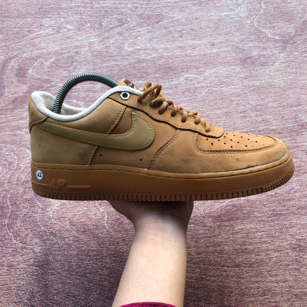 [Size 42] nike air force 1 low flax