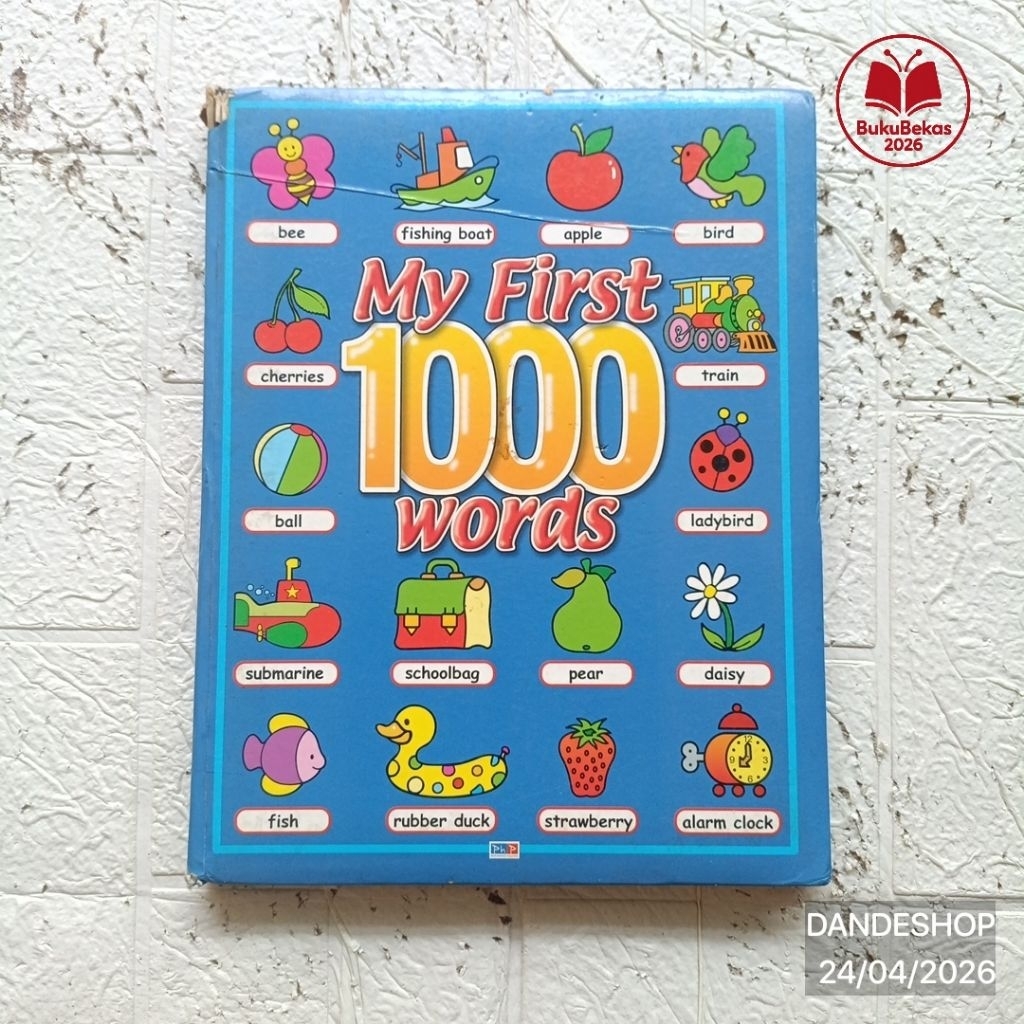 (english) My First 1000 Words  - Buku ORIGINAL Bekas Preloved(hard cover)