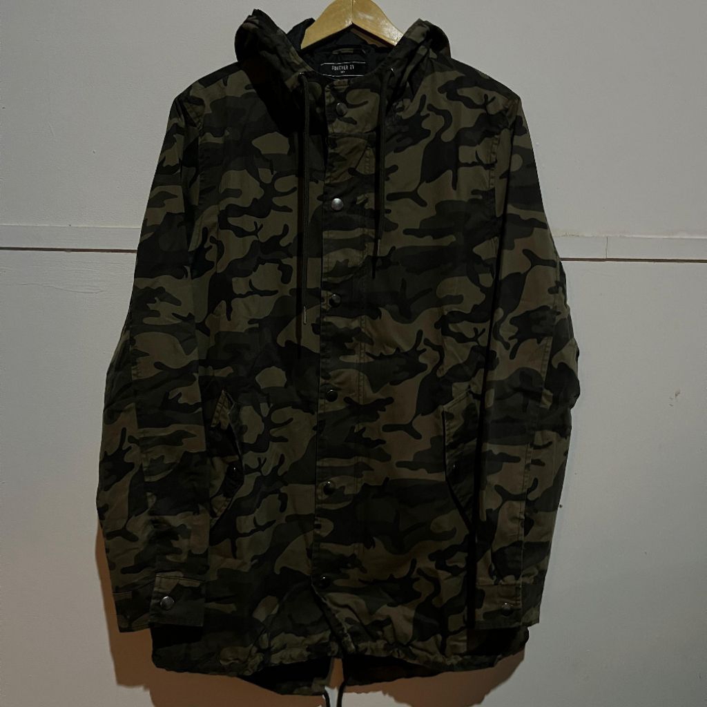 Parka Army Jacket Forever 21 Vintage