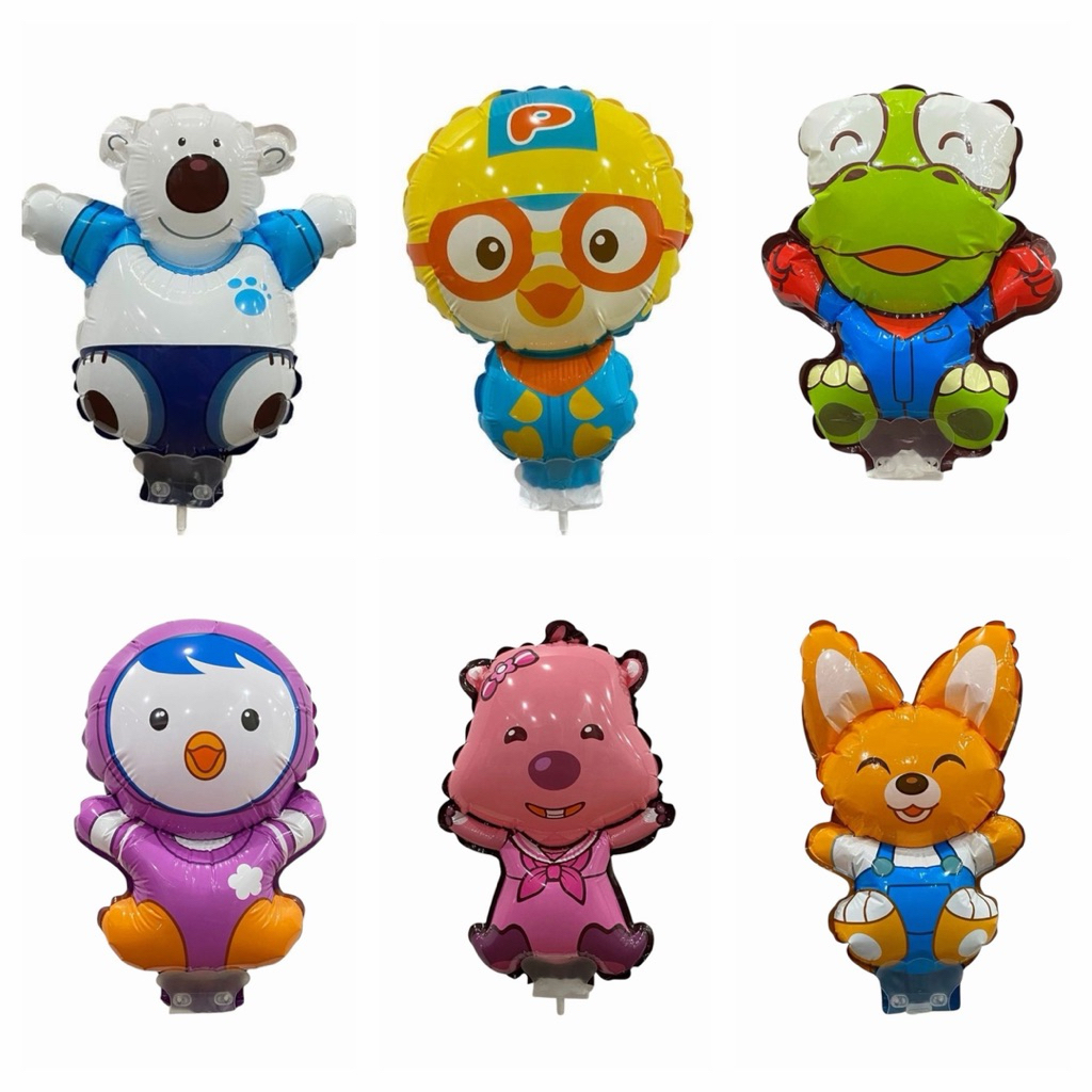 GOOD QUALITY BALON STIK KARAKTER PORORO FRIENDS