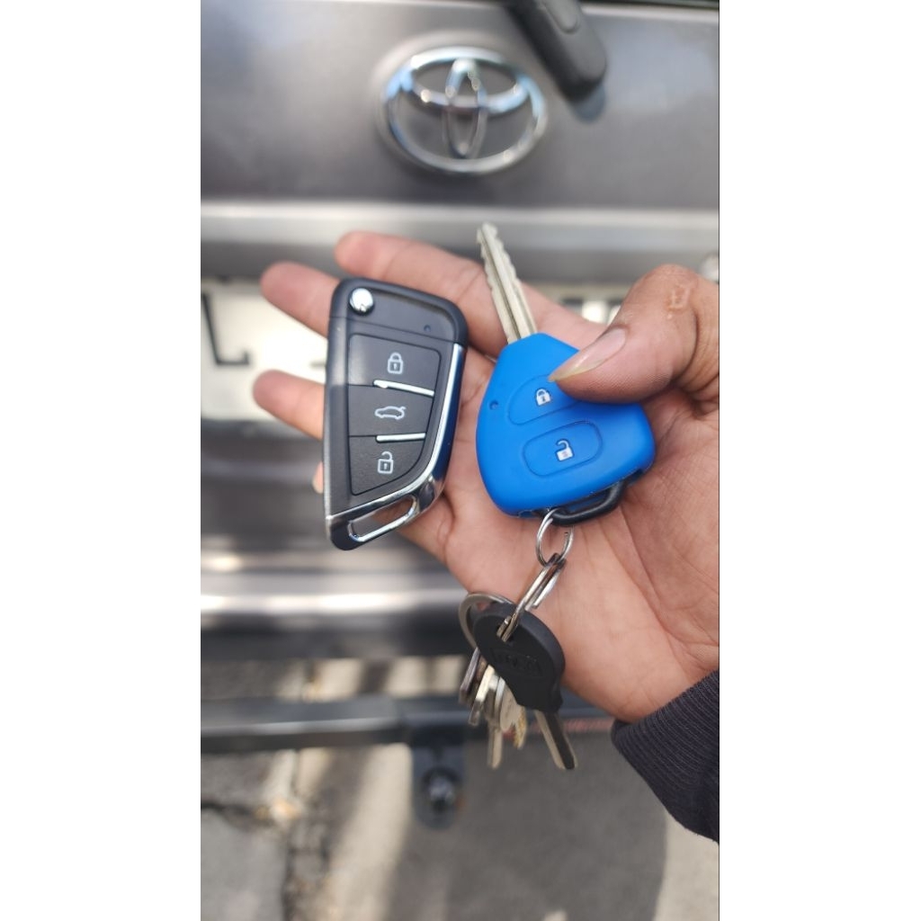 Kunci Flipkey toyota Innova & Yaris Bakpao