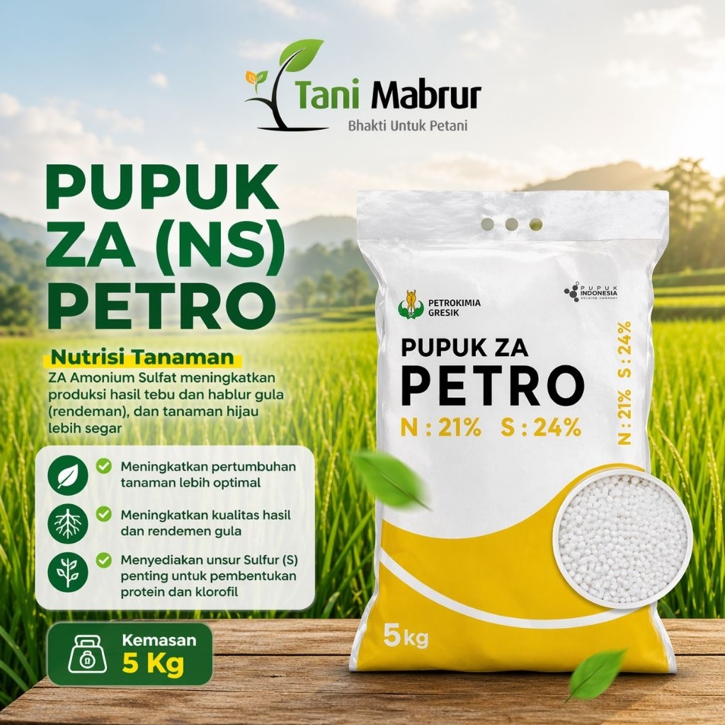 ZA Petro 5 KG - Pupuk Petrokimia Gresik