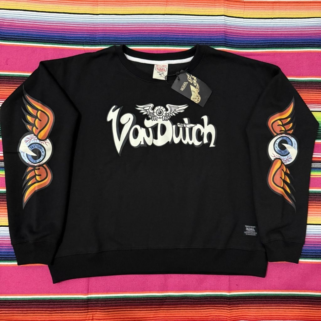 CREWNECK - VONDUTCH - XL - HITAM JAKET ORIGINAL