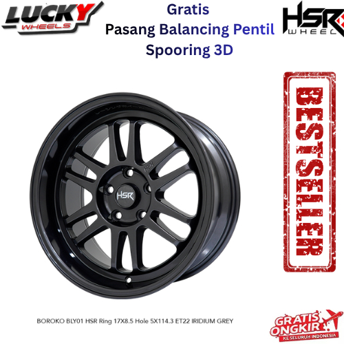 HSR BOROKO BLY01 R17 Velg Celong Tebaru Model RPF01