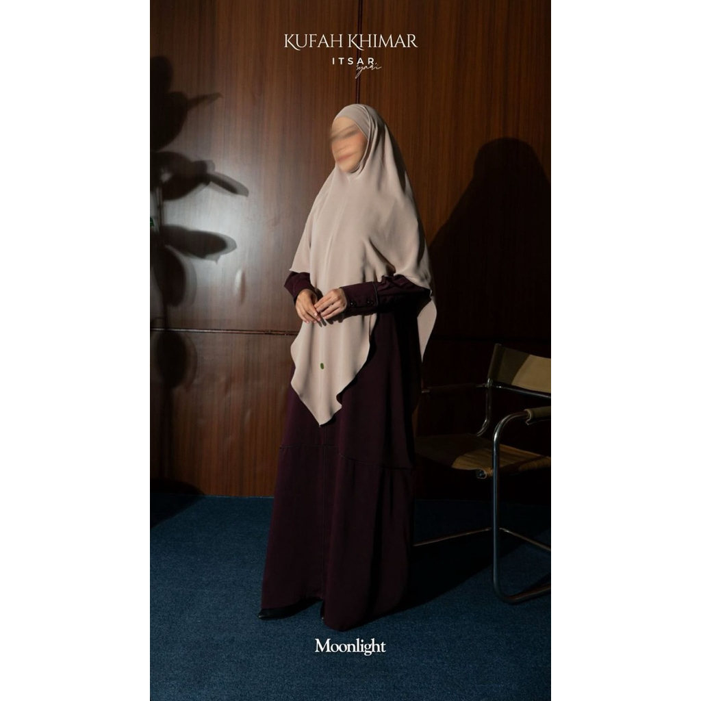 Preloved Itsar Kuffah Khimar Moonlight L
