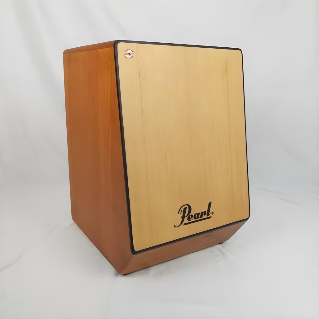 Cajon Trapesium Solid Mahogany Top Sungkai { Cajon Acoustic } + Softcase