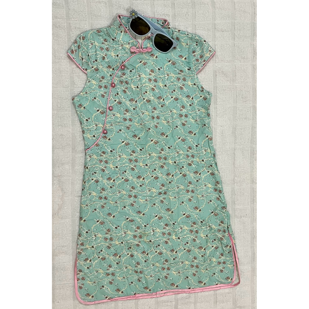 Dress qipao cheongsam / Gaun Pesta Anak perempuan Preloved