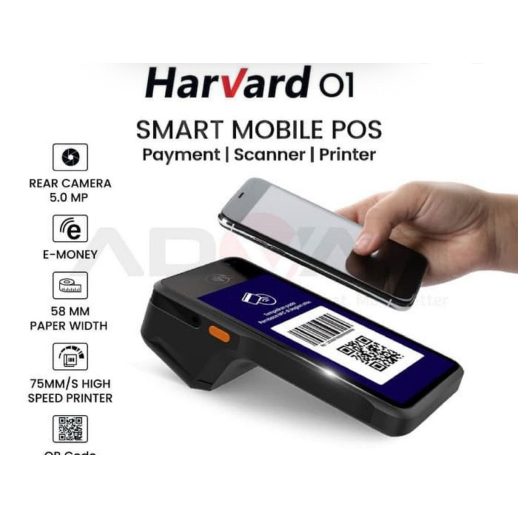 ALAT KASIR EDC ANDROID NFC , 4G LTE KAMERA SCAN BARCODE SEMUA JENIS USHA  UMKM