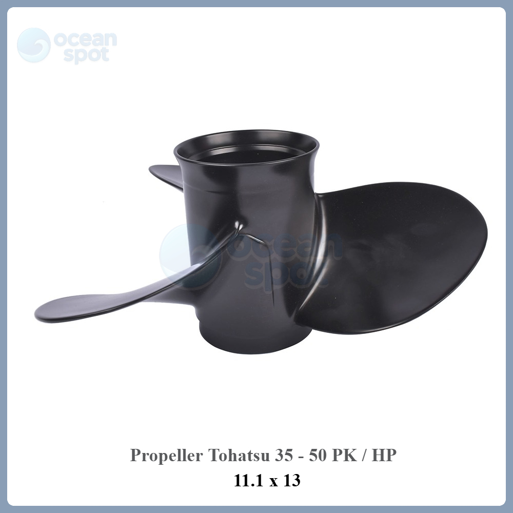 Propeller / Baling-Baling / Kipas Mesin Tempel TOHATSU 35 - 50 PK HP ( ocean spot )