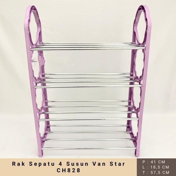 Rak Sepatu 4Susun Warna CH-828
