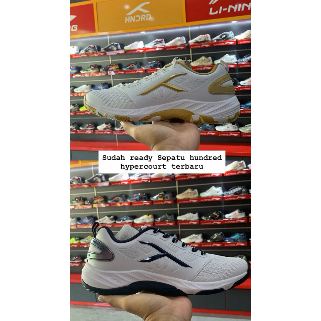 Sepatu Badminton Hundred Hypercourt