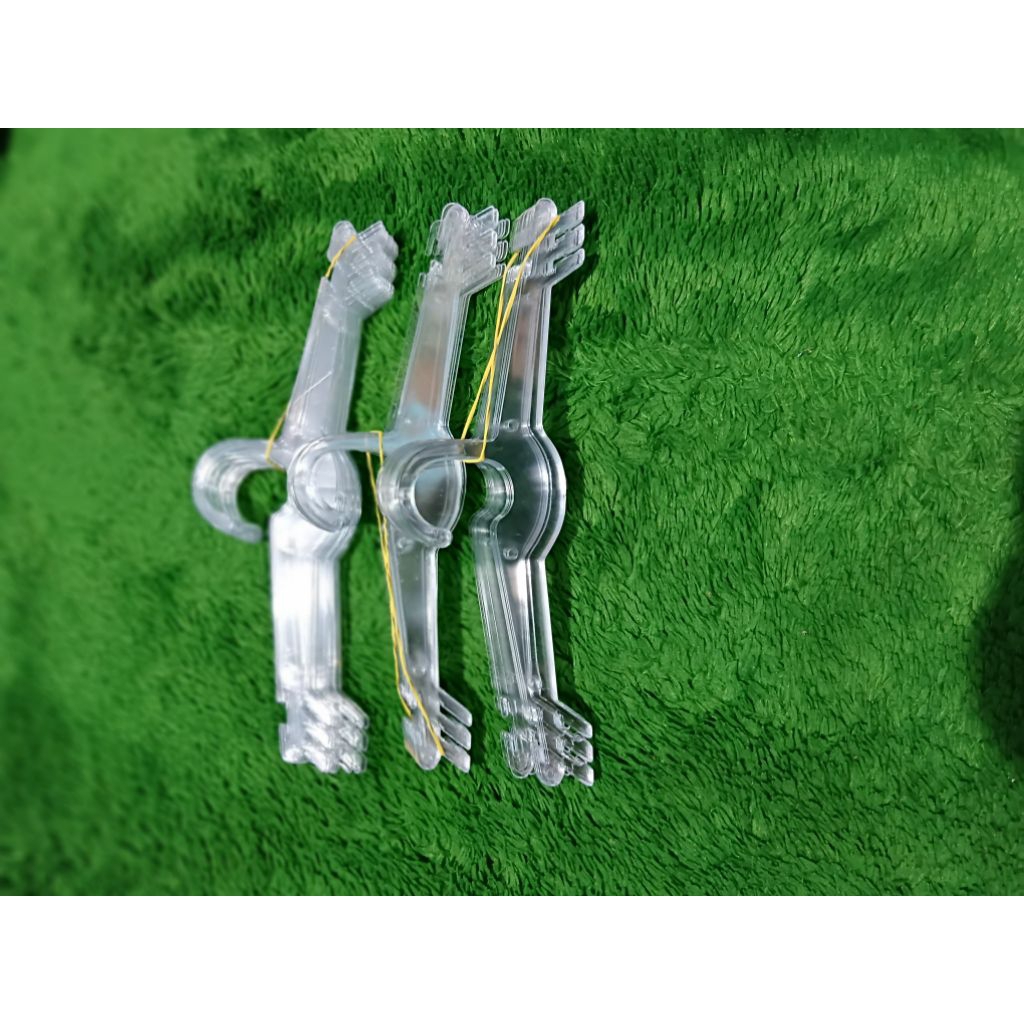 12 Hanger BH Celana Dalam Plastik Bening - Transparan, Mudah Digunakan, Desain Elegan