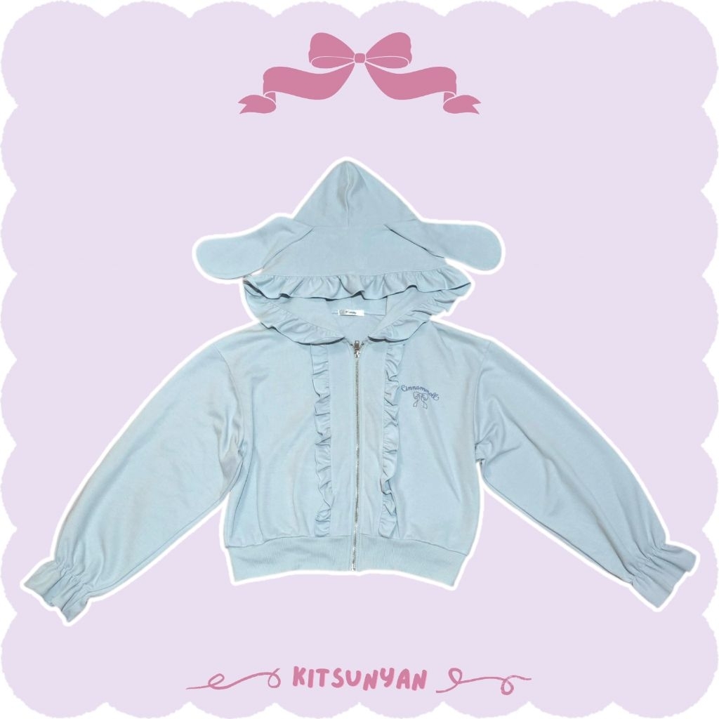 Majoretty Kawaii Cinnamorol Jacket Baby Blue Ruffle Tenshi Japanese Sanrio