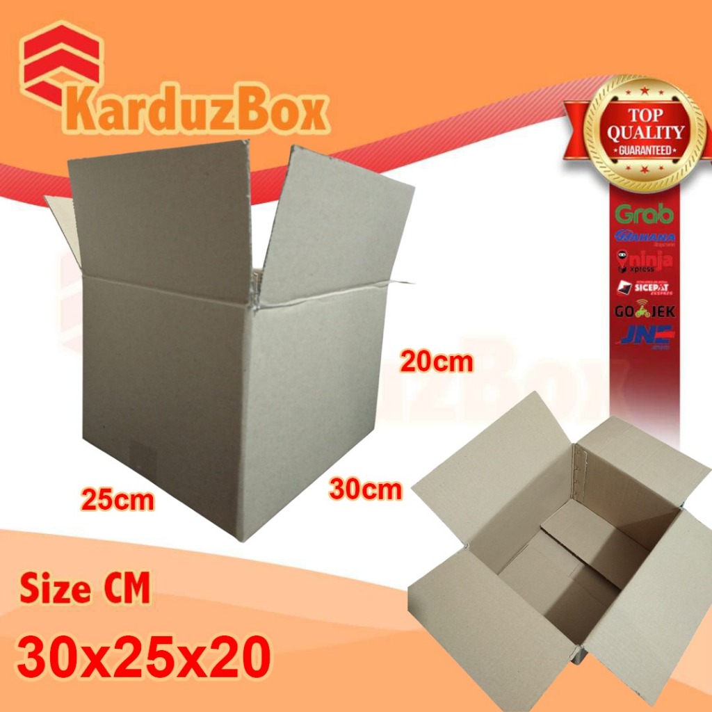 30x25x20 kardus box packaging POLOS BARU
