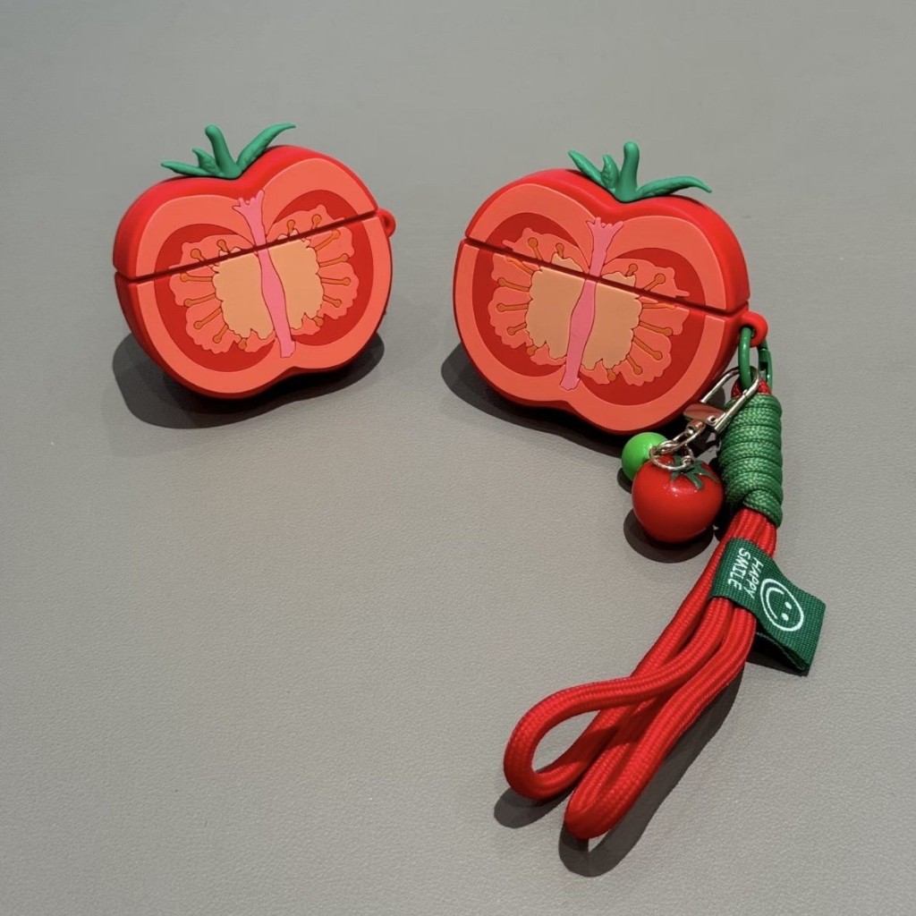 Cut tomatoes into pieces, suitable for AirPods Pro 3 protective case AirPods 4 Apple headphone cover